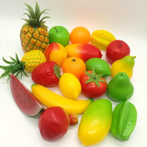 仿真水果模型塑料水果苹果桔子香蕉儿童水果蔬菜模型展示摄影道具